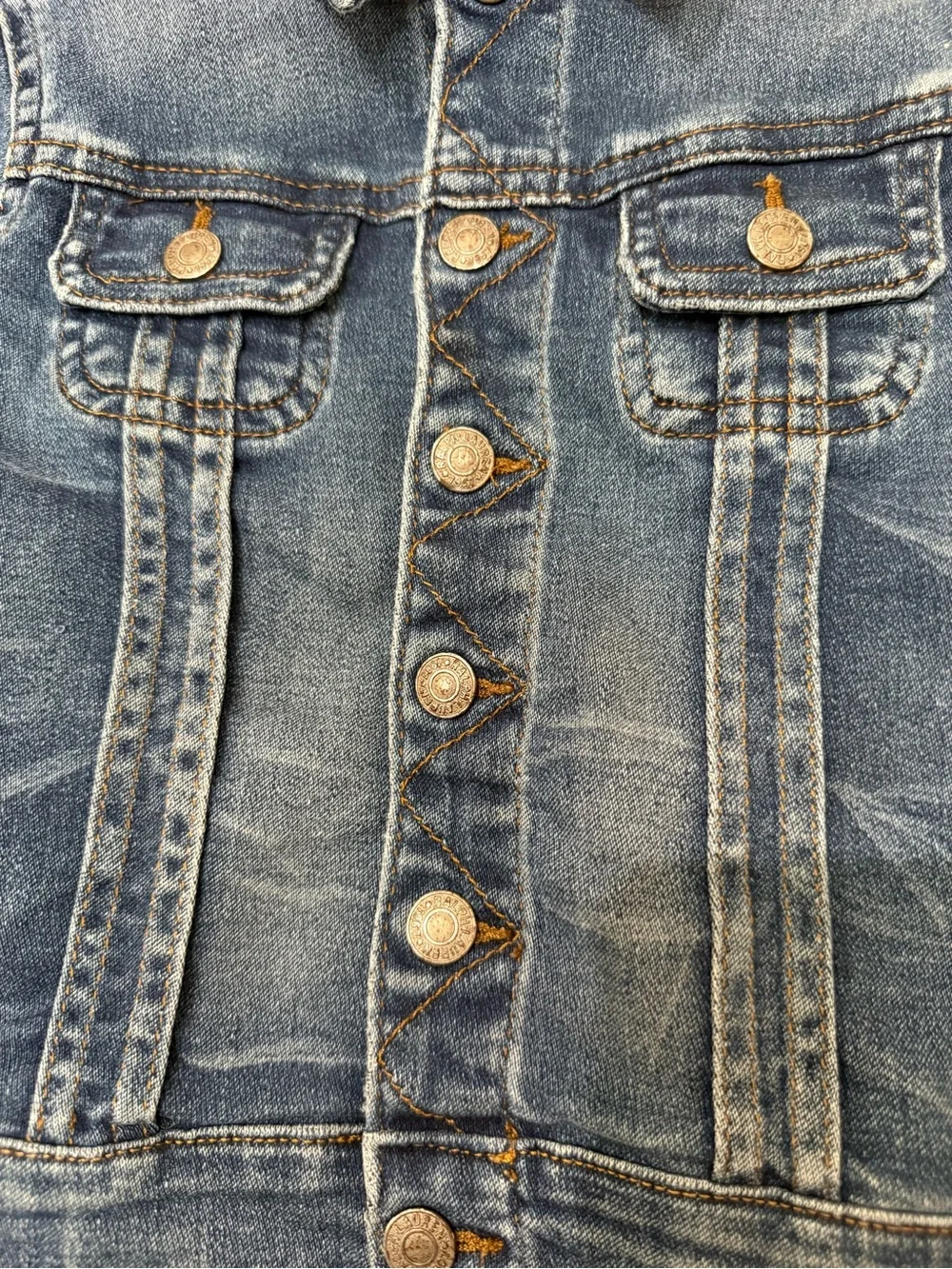 Ralph Lauren Kids Distressed Blue Denim Jacket 3T